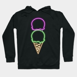 Neon Ice cream Hoodie